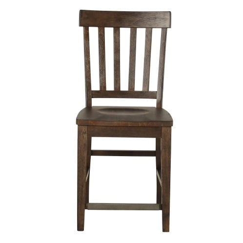 Cayla - Counter Chair - Dark Oak