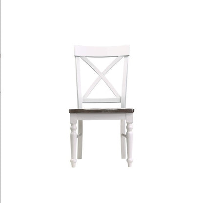 Wallace Bay Mountina Brown And White Dining Chairs