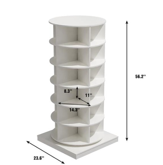 360 Rotating Shoe Cabinet 6 Floors