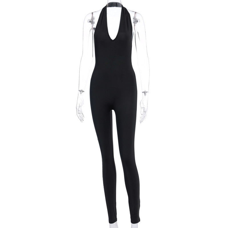 Women Skinny Sleeveless Jumpsuit