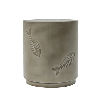 16MGO SIDE TABLE FISH PATTERN