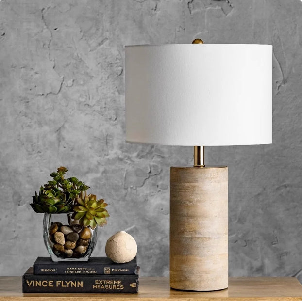 Retro Simple Decorative Solid Wood Creative Lamps