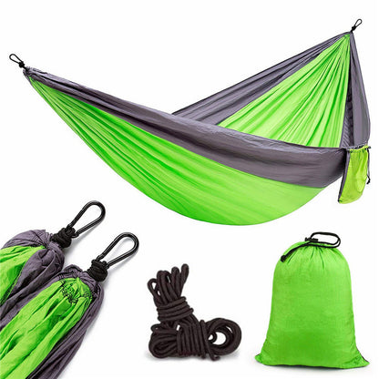 Backpacking Hammock - Portable Nylon Parachute Outdoor Double Hammock