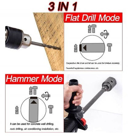 3 IN 1 Electric Brushless Hammer Cordless Power Impact Drill With Lithium Battery Power Drill Electric Drill