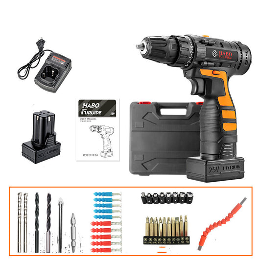 12V Lithium Electric Drill Rechargeable Multifunctional Household Electric Screwdriver