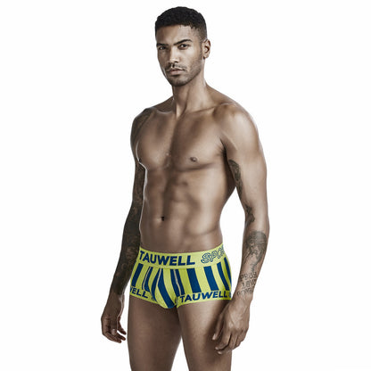 Vertical Stripes Fashion Sports Trendy Men's Underwear