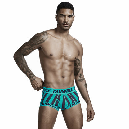 Vertical Stripes Fashion Sports Trendy Men's Underwear