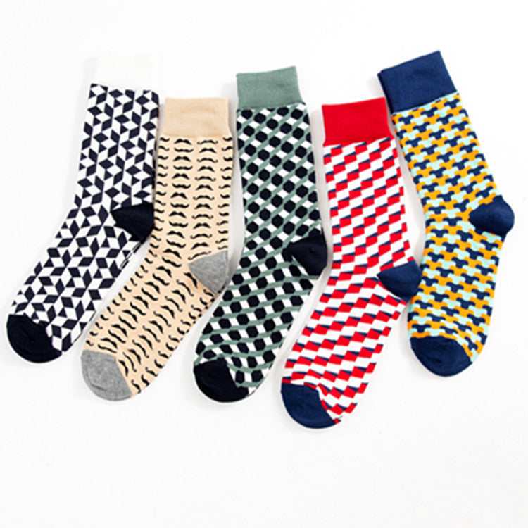 Casual Mid-calf Casual Cotton Sock