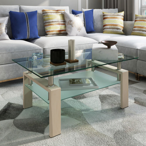 Rectangle Glass Coffee Table