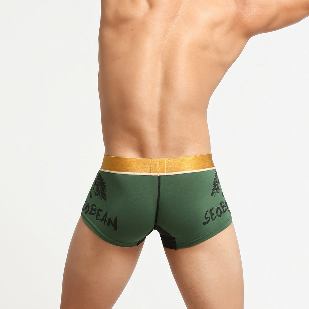 Creative New Men's Low Waist Cotton Underwear