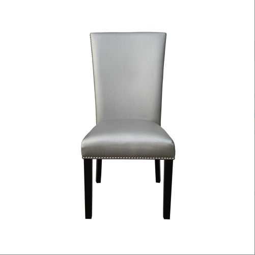 Camila - PU Dining Chair Silver