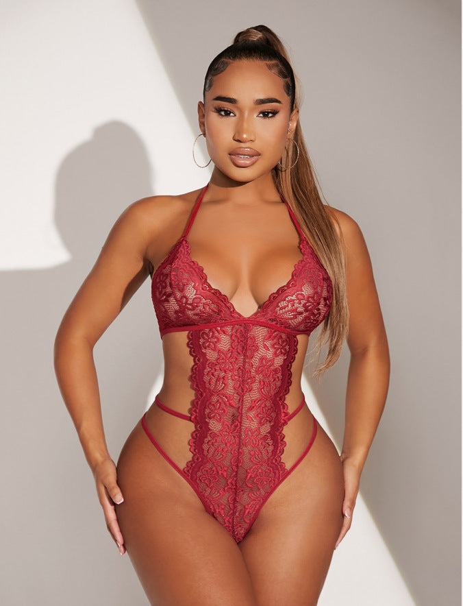 Women's Fashion Lace Underwear Jumpsuit