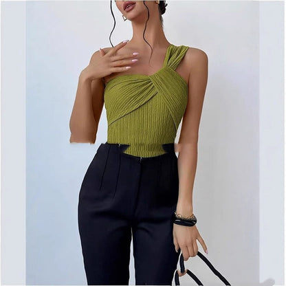 Women's Knitted Sleeveless Jumpsuit