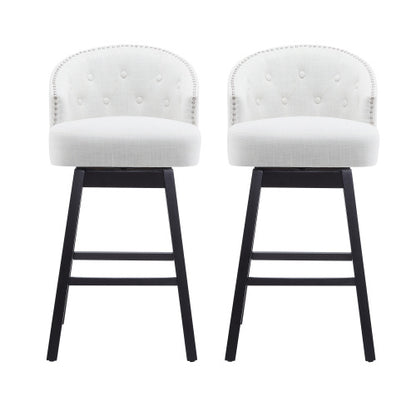 2-piece Set Of Rotating Bar Stools