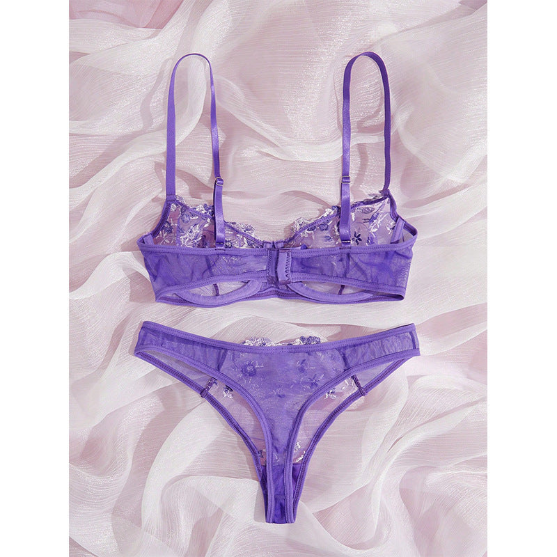 Women's New Lace Underwear Bra Set