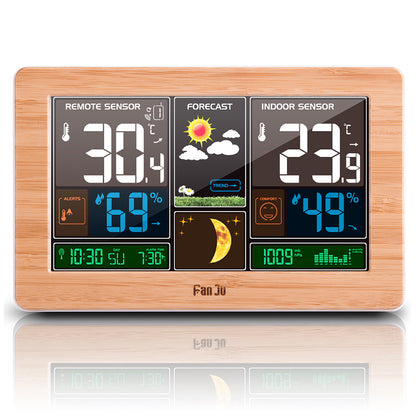 Wireless Weather Station With Outdoor Sensor, Indoor, Outdoor Temperature, Moon Phase