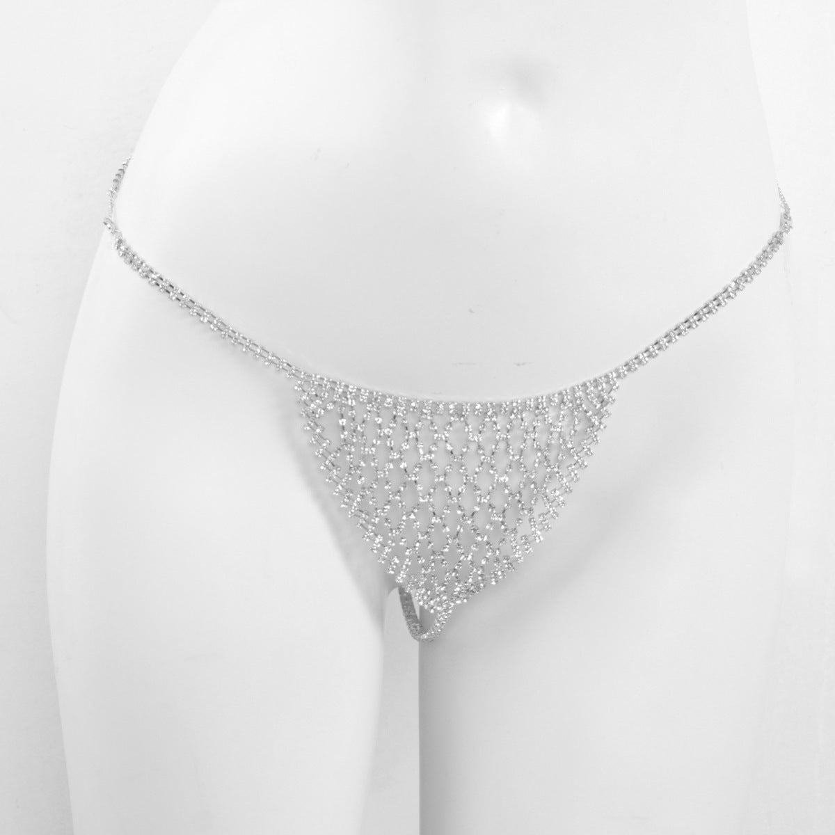 Rhinestone Underwear Body Chains Suit