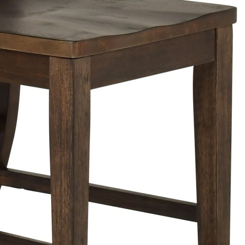 Cayla - Counter Chair - Dark Oak