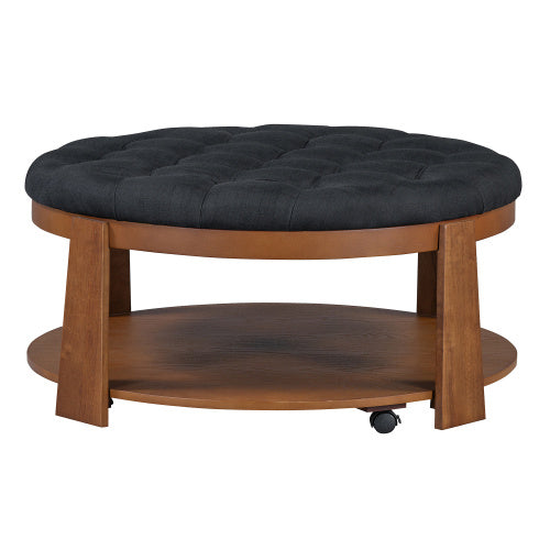 Round Footstool Coffee Table