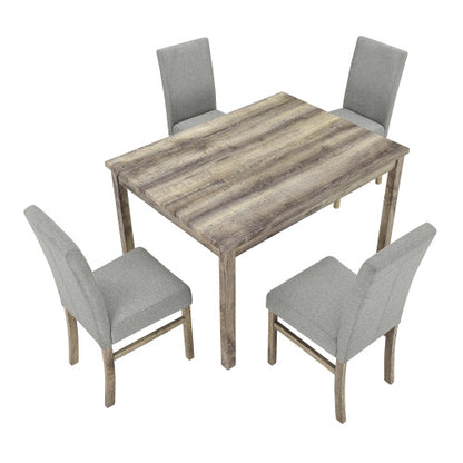 Solid Wood Dining Table And Chair