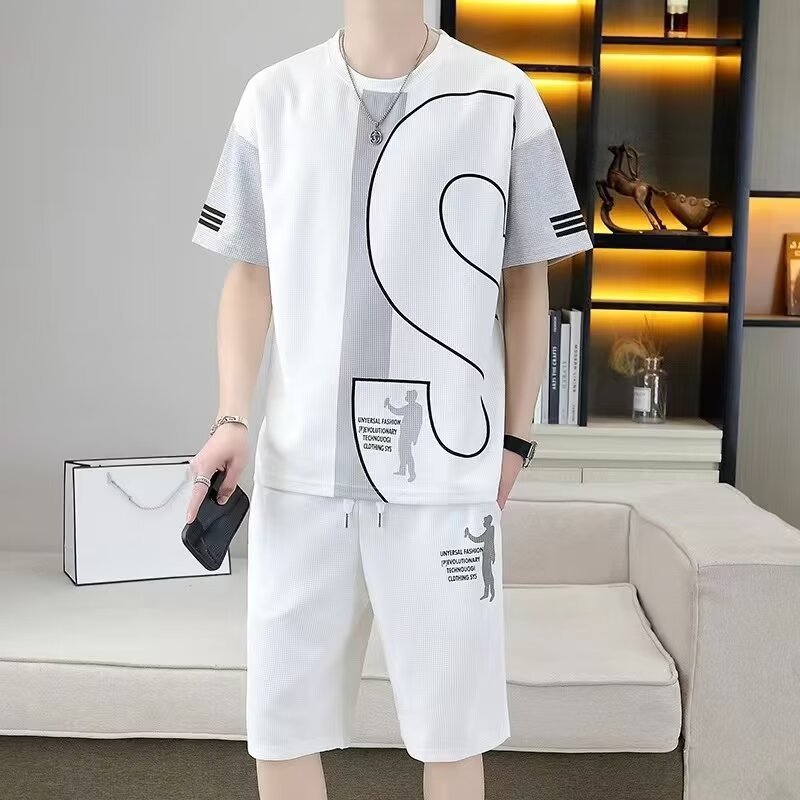 Short Sleeve Suit Men's Summer