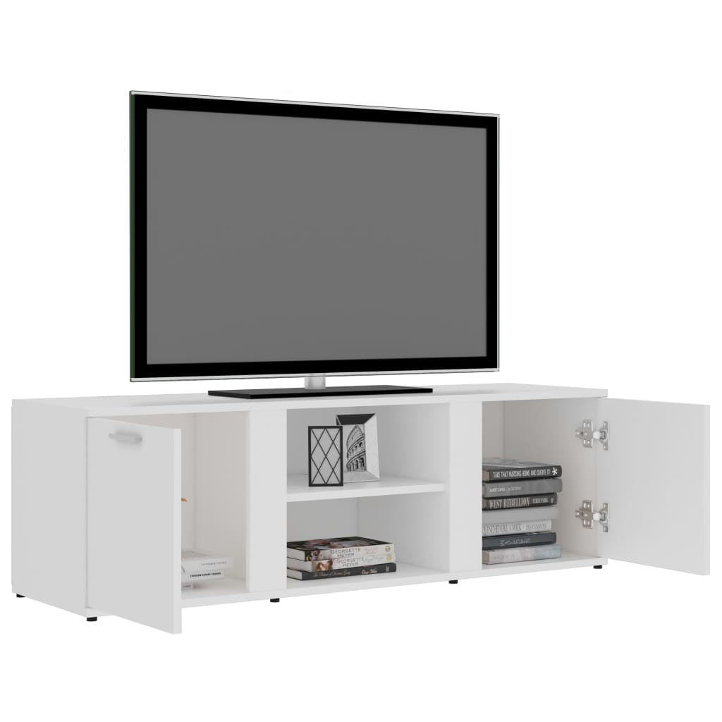 vidaXL TV Cabinet White 120x34x37 cm Engineered Wood