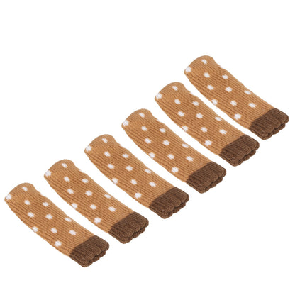 24Pcs Chair Leg Protector 2 Layer Furniture Caps Covers Floor Mute Pads Mats Accessories