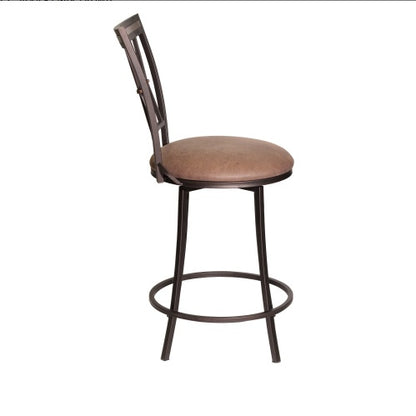 Sedona - Swivel Counter Stool - Dark Brown