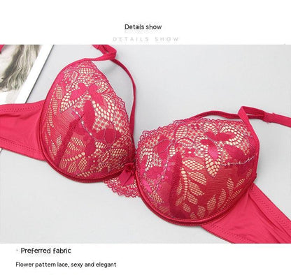 Push Up Underwear For Women Lace Bra Set