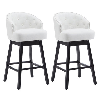 2-piece Set Of Rotating Bar Stools