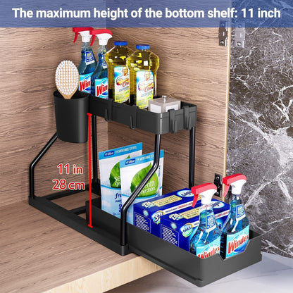 Table Pull-out Storage Rack Easy To Disassemble And Clean Storage Rack