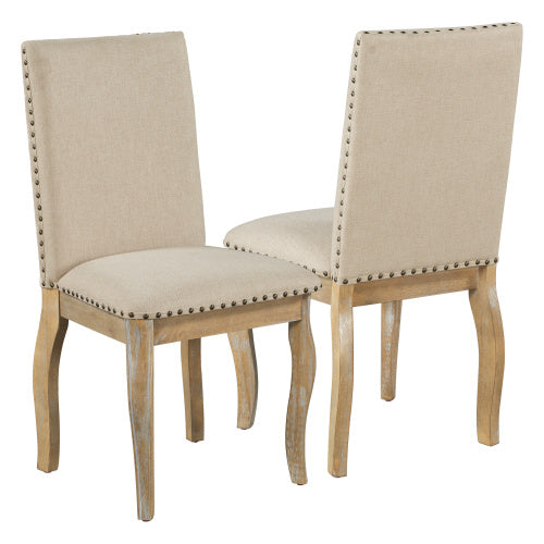 4 Wooden Cushioned Dining Chairs