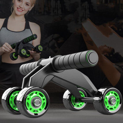 Four-wheeled Abdominal Roller Home Exercise Abdominal Muscle Fitness Equipment