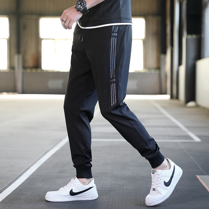 Summer Ultra-thin Quick-drying Ankle Banded Pants