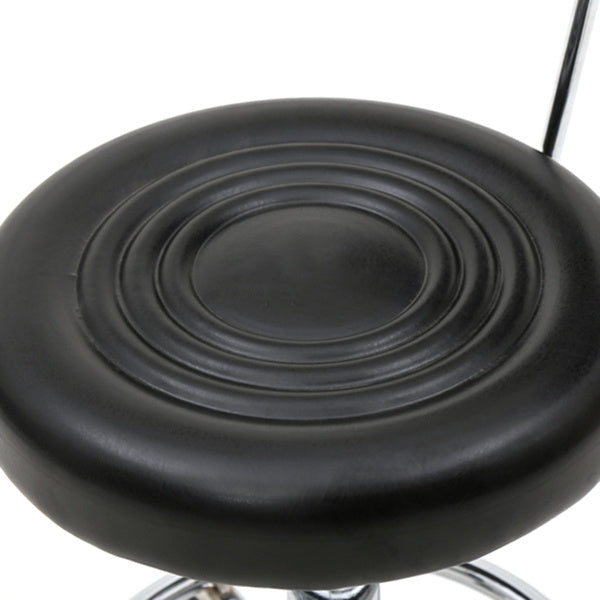 Strap Pattern Stool - Black