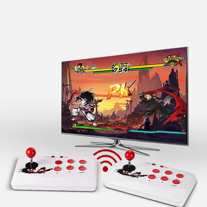 HD wireless double joystick game console fighting arcade