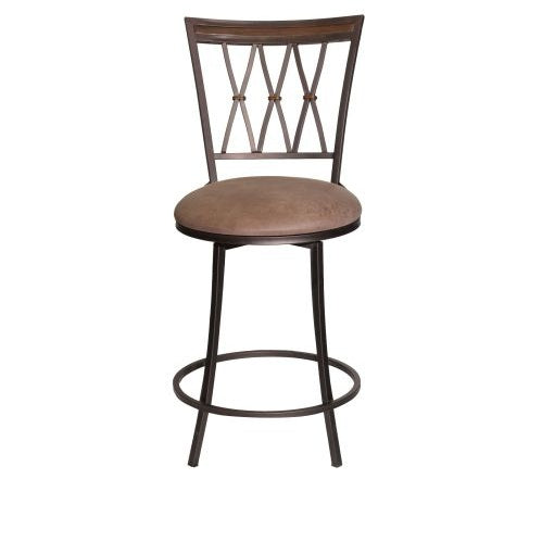 Sedona - Swivel Counter Stool - Dark Brown