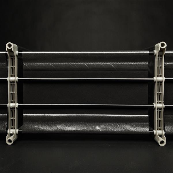 3-layer 9-grid Storage Rack - Black