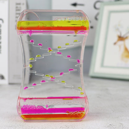 Creative Cruise Fluid Liquid Hourglass Quicksand Timer 2024 Ins Living Room Office Ornaments Desk Table Decorations Home Decor