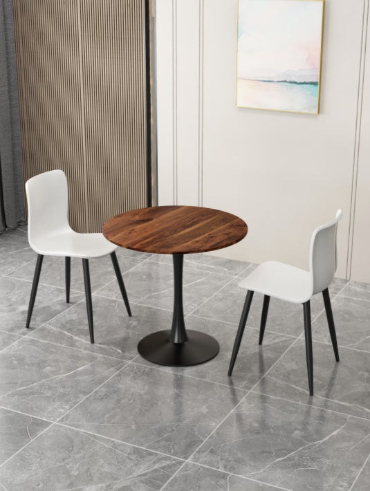 TULIP DINING TABLE ,ROUND, 80cm Nature Wood, 1pc Per Ctn