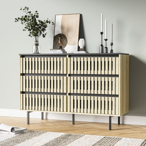 Bedroom Storage Cabinet With Six Drawers