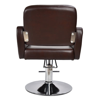 Retro Barber Chair Height Adjustable Hairdressing Chair for Beauty Salon Barber Shop