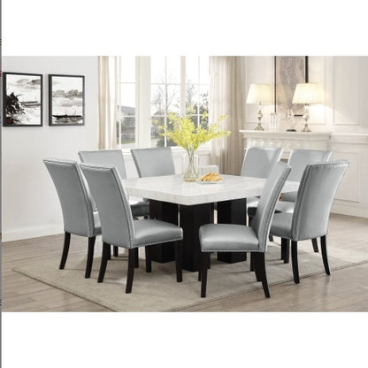 Camila - PU Dining Chair Silver