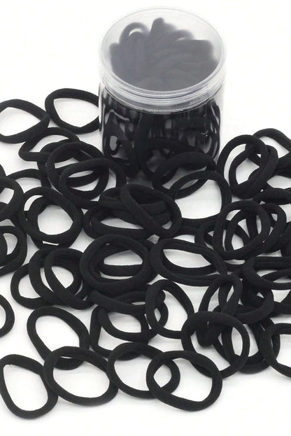 Black Non Slip Hair Ties