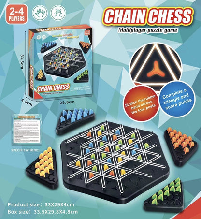 Chain Chess Desktop Puzzle Game Family Parent-child Interaction