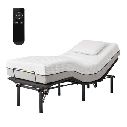 Adjustable Bed Base,Bed Frame With Head And Foot Incline,Anti-Snore, Wireless Control, TXL