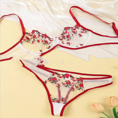 Women's New Lace Underwear Bra Set