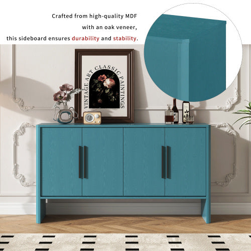 4-door Large Storage Retro Side Cabinet