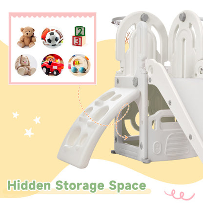 4-in-1 Toddler Climber And Slide Set