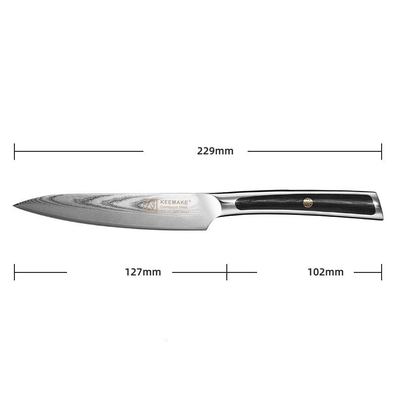 Damascus High-grade Fruit Japanese Cuisine Sushi Versatile Knife